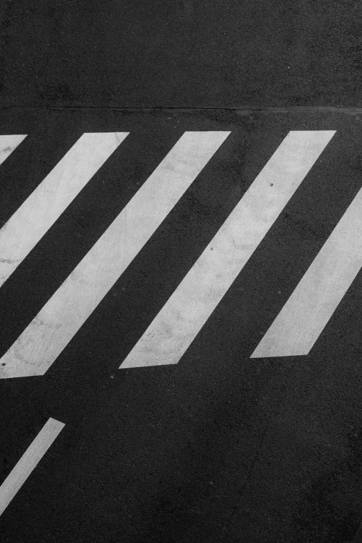 an overhead view of traffic lights that are in crosswalks