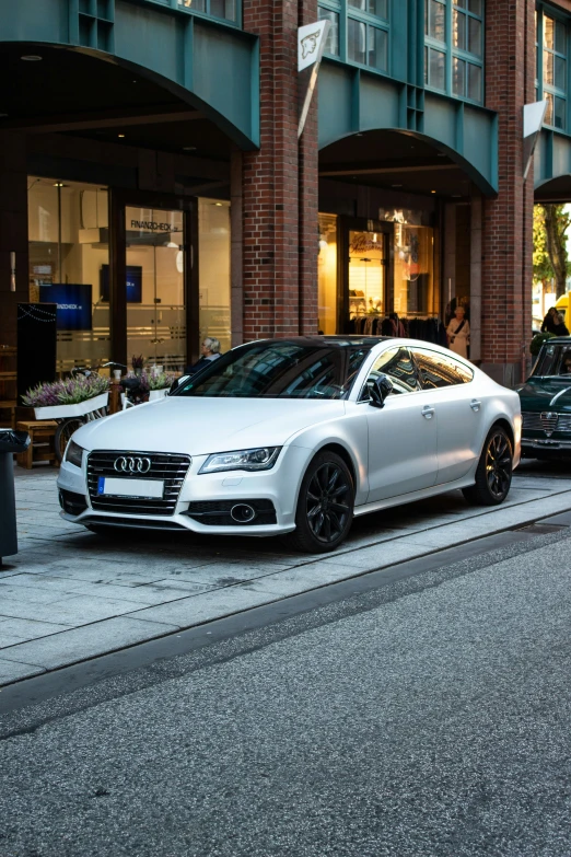 an image of two cars parked near each other