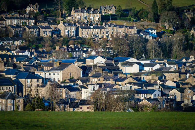 a view of an urban area from above