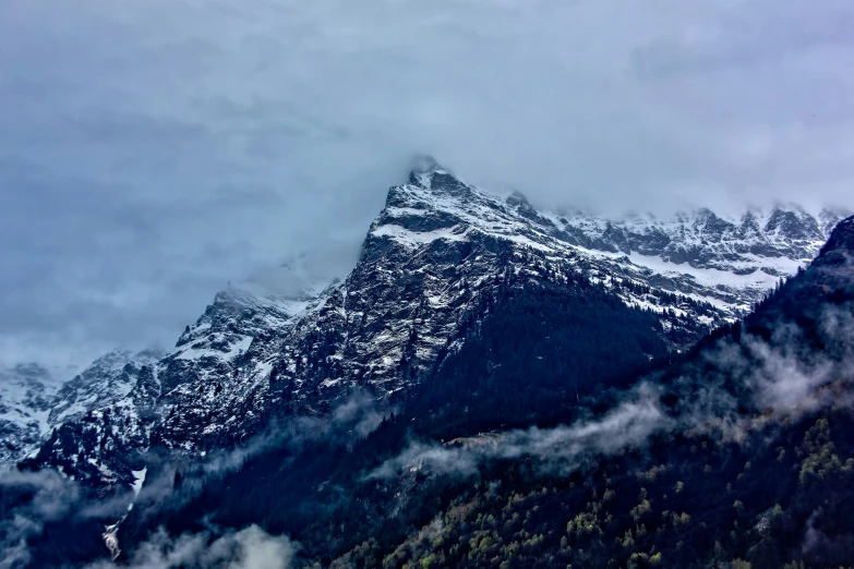 an image of mountains and a blue sky