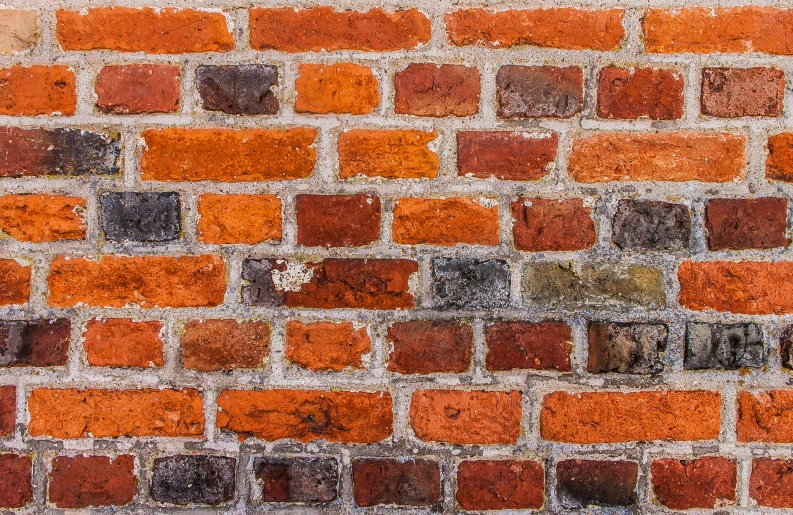 close up image of the bricks on a wall