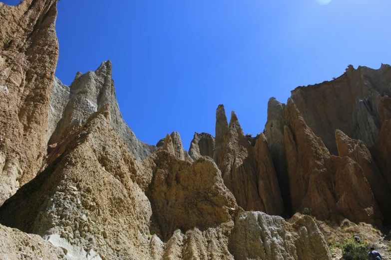 the sky is the color of a desert landscape