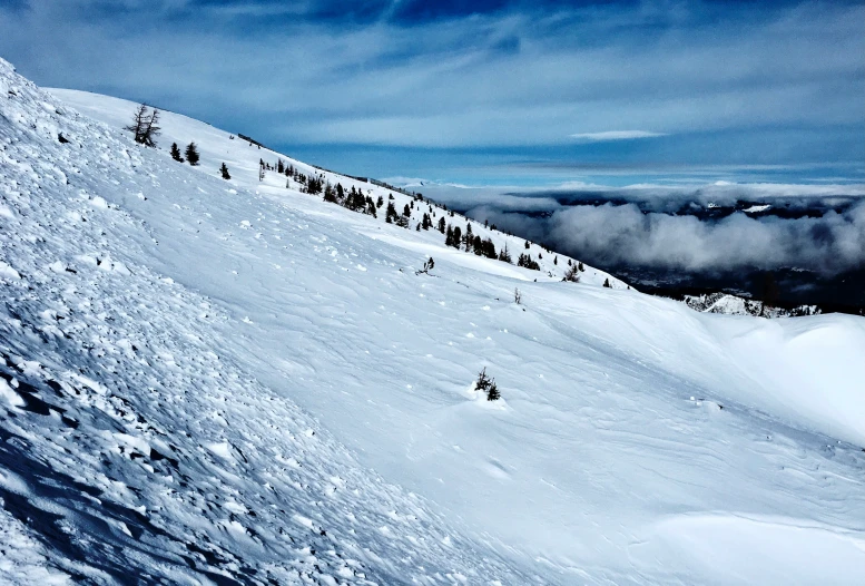 two skiers on the side of a mountain