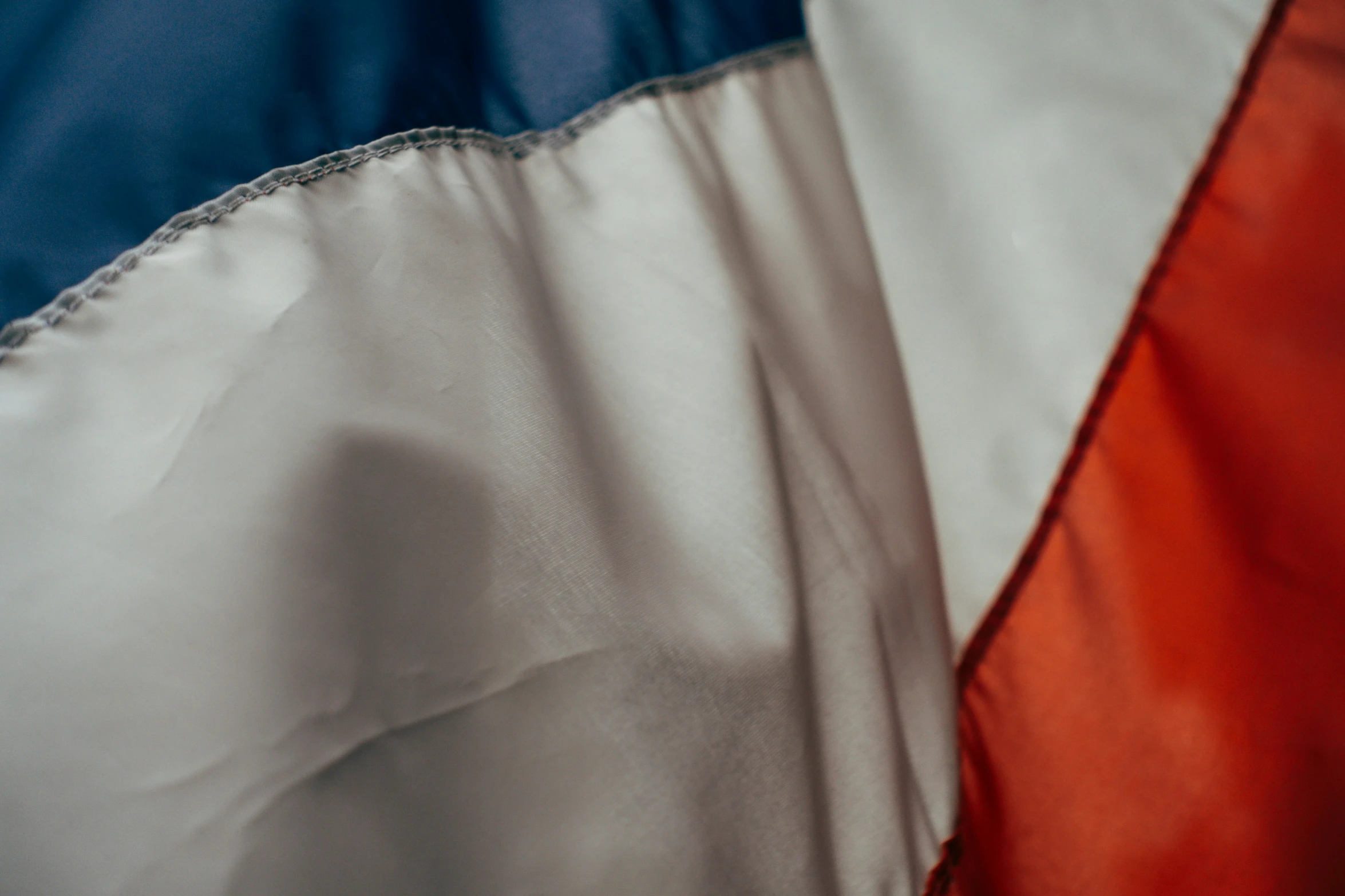 a close up of the american flag with its colors red white and blue