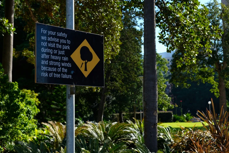 a warning sign stating that people cannot drink water