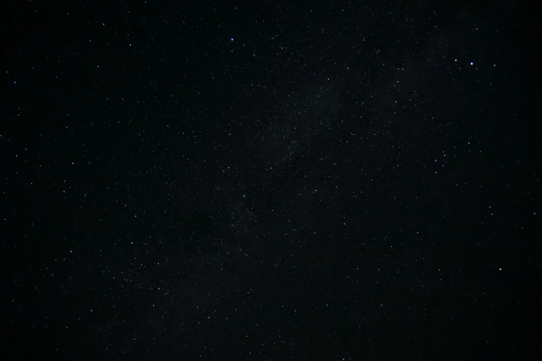 dark night sky with stars and a cloud