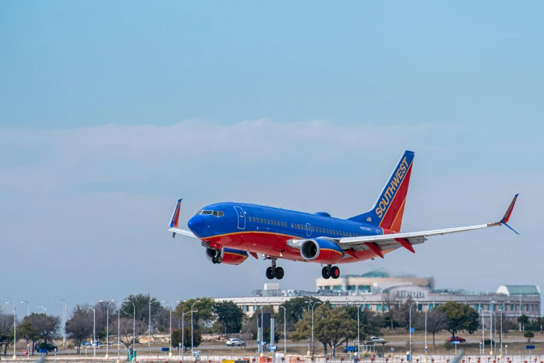 an airplane taking off into the sky