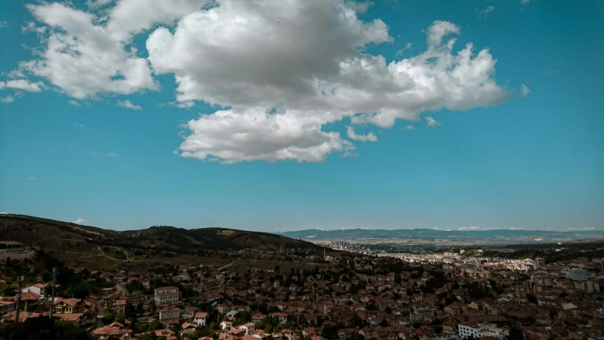 a cloudy day is seen over the city