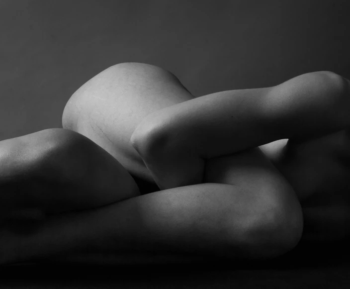 an image of a  woman laying down
