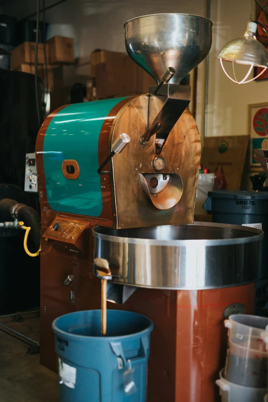 a closeup of a machine in an industrial store