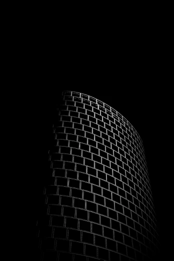 an abstract black and white image with dots