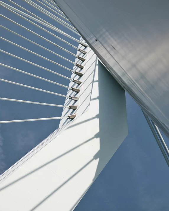 a view from underneath of the bridge