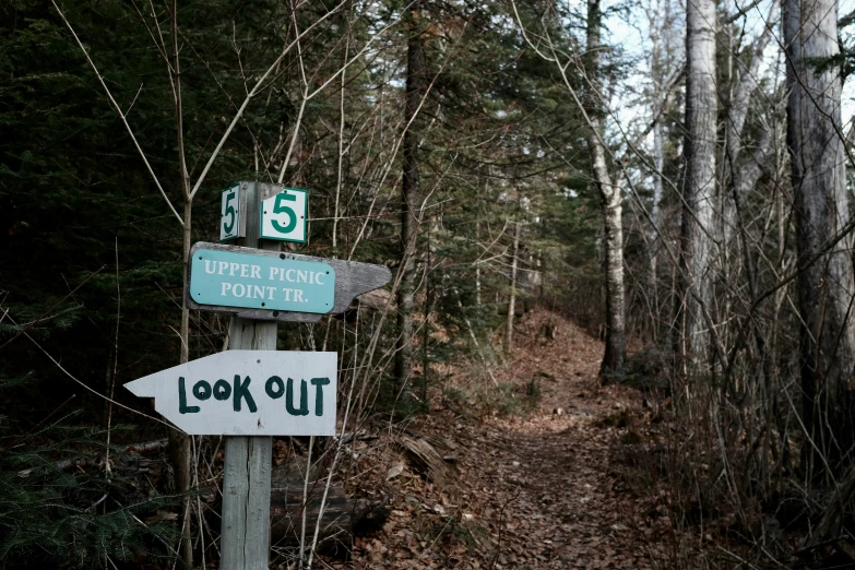 an image of two signs showing directions