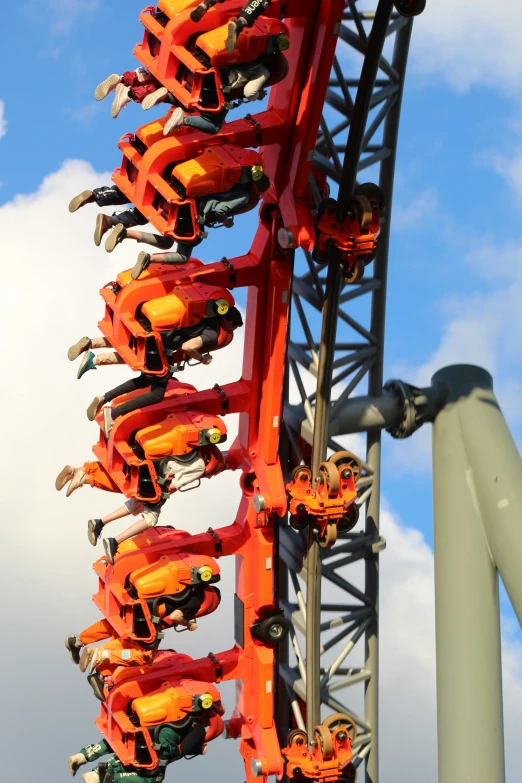 the ride is designed with lots of seats and bumper cars