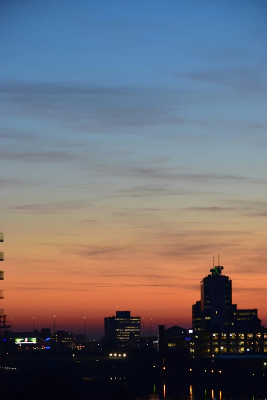 a picture of a city with tall buildings