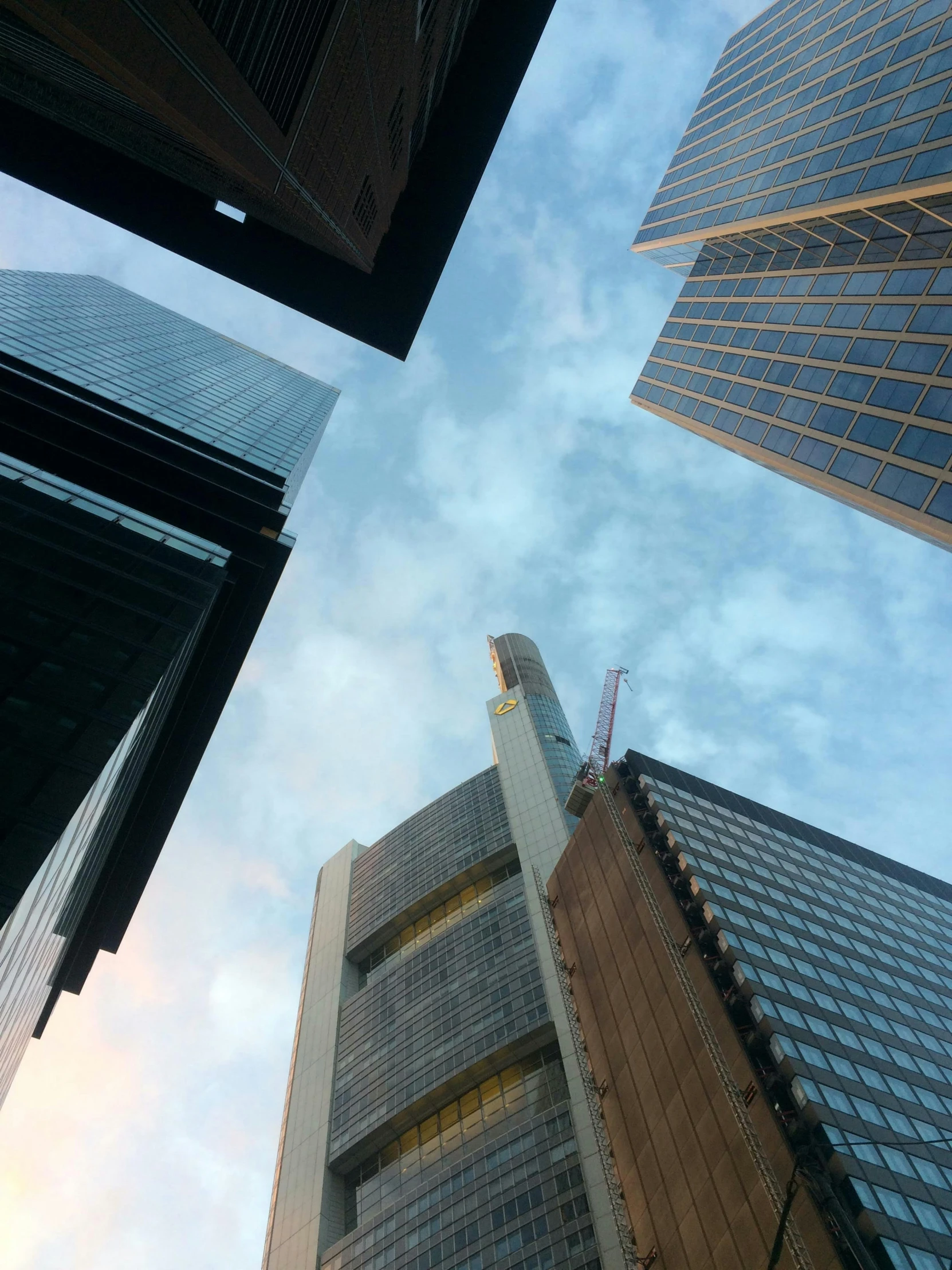 a tall building with a few windows on each floor