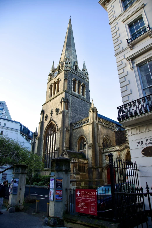 a picture of an old church in england