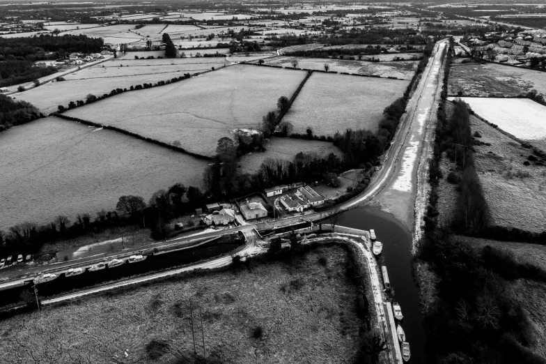 aerial s of aerial view of countryside