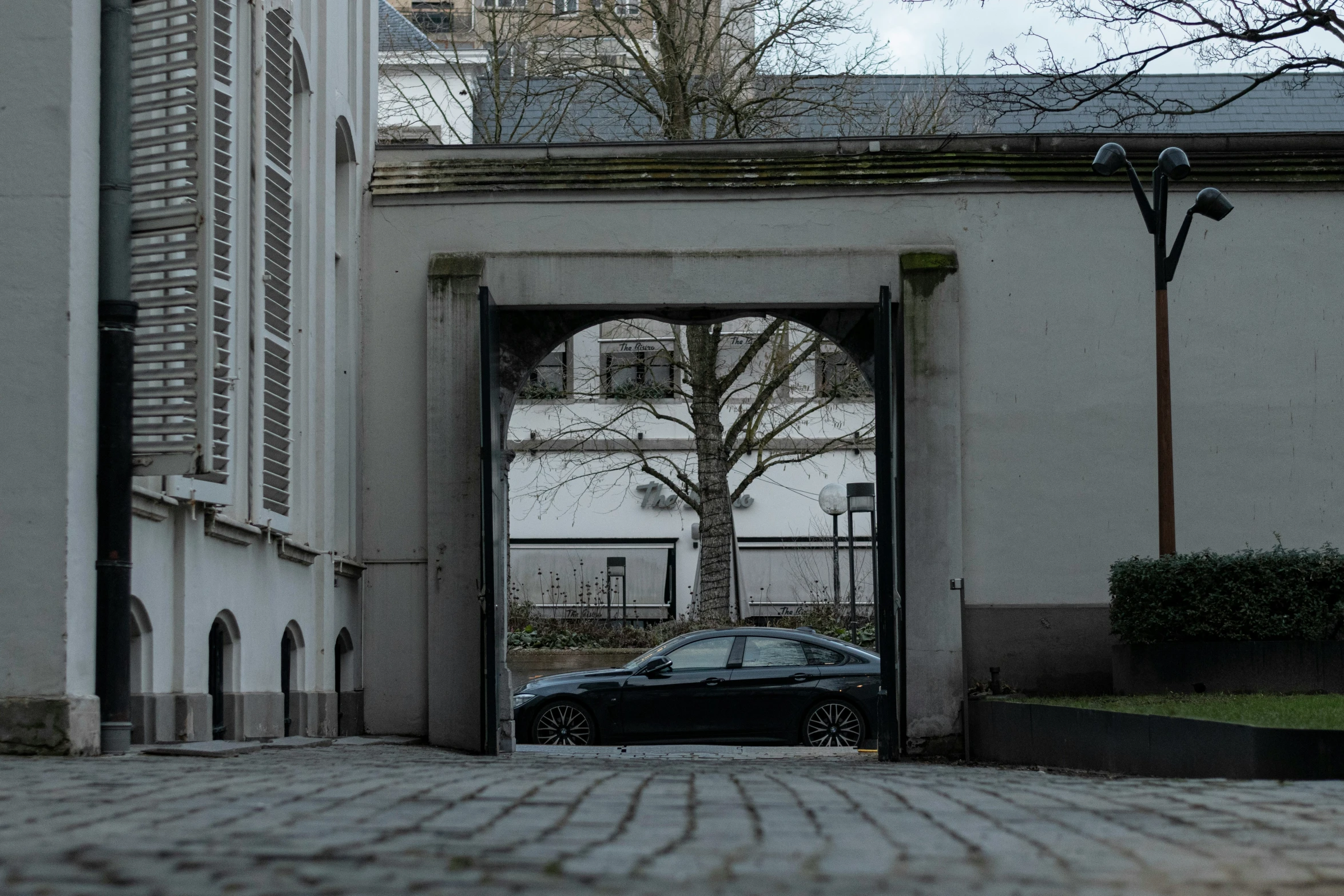 a car that is sitting in an open car door