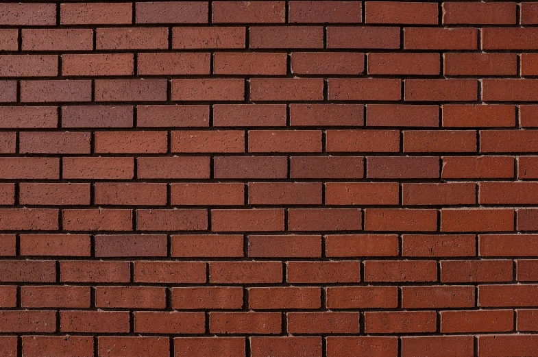 the background is brick red color with no mortaring or mortar