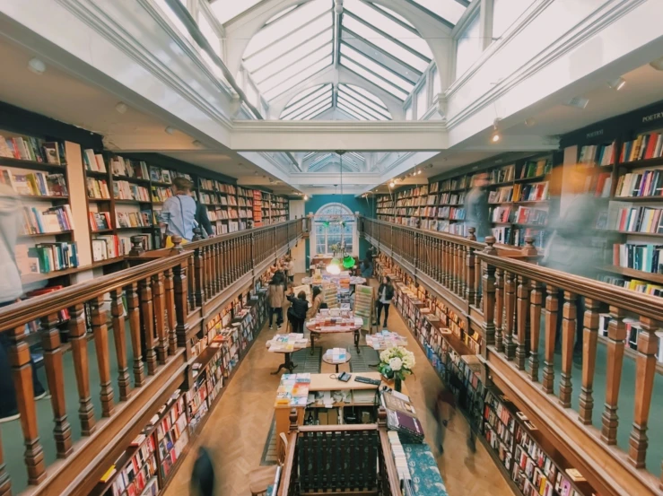 a book store filled with lots of books