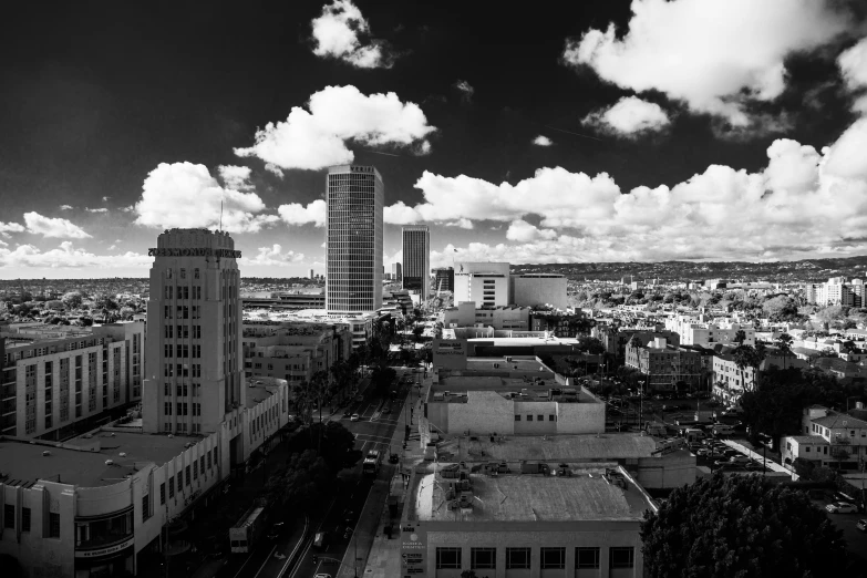 a po of the city from the window of a skyscr