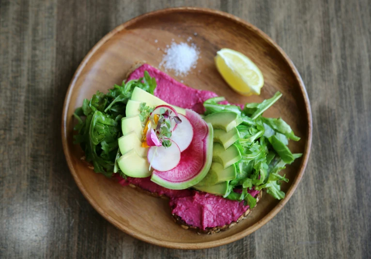 an assortment of food on a plate