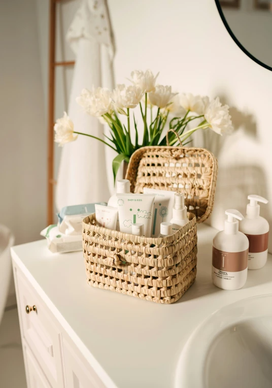 some skin care products sitting on top of a counter