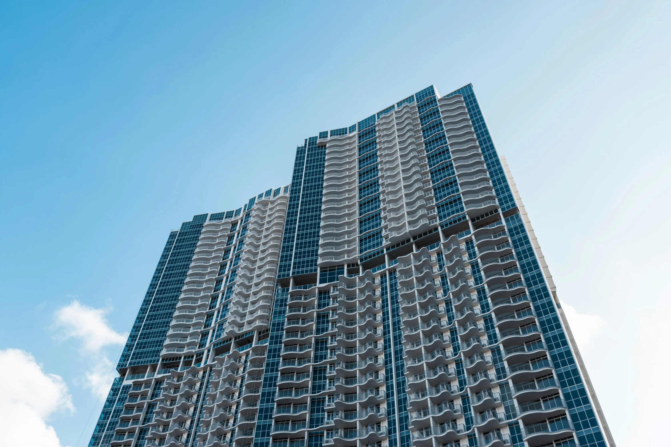 this large building is made with many different windows