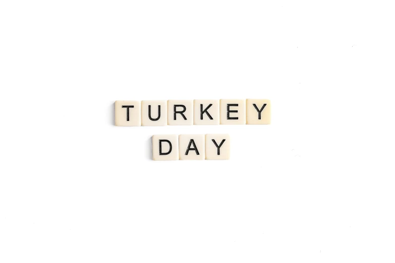 there is type that appears to be turkey day