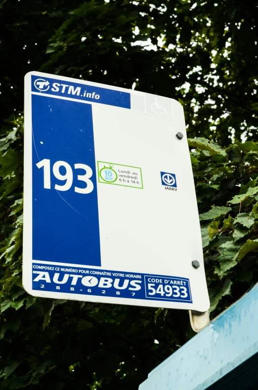 a street sign sitting above some plants