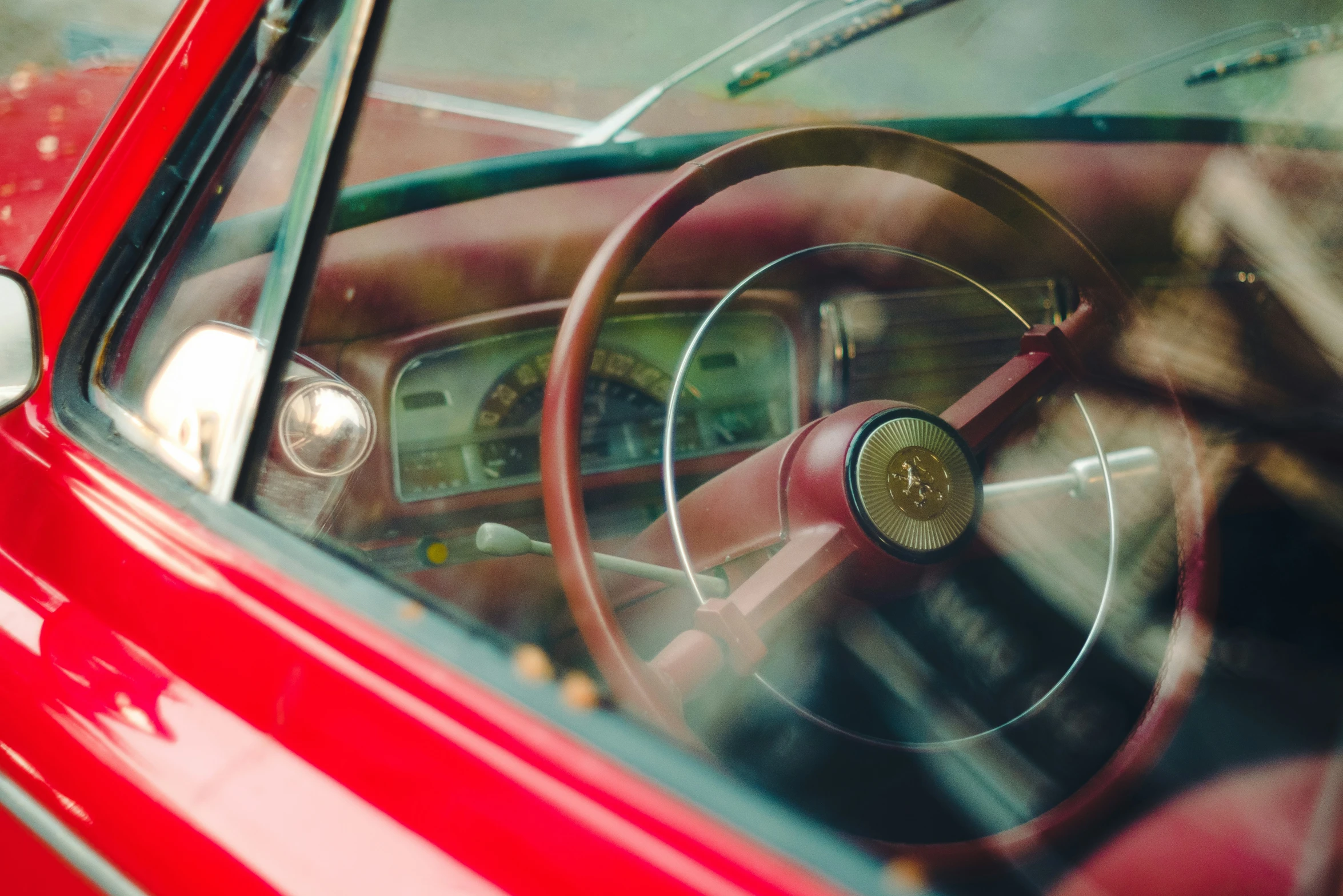 a car that is sitting with the passenger seat up