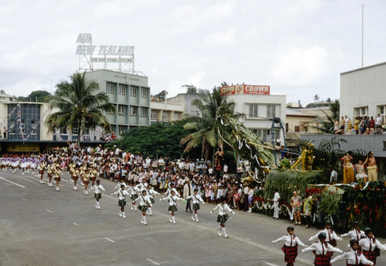 the parade is being held at the oceanfront