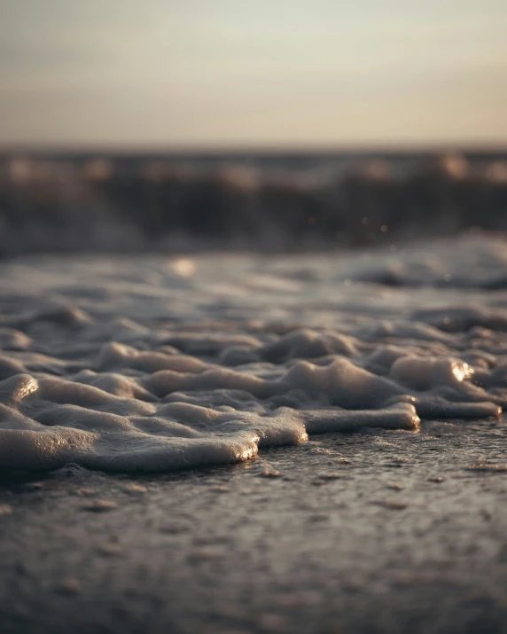 a closeup po of ice with no visible snow