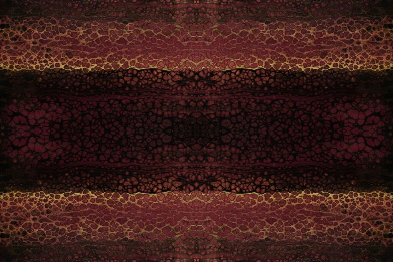 red and gold background with a very unique pattern