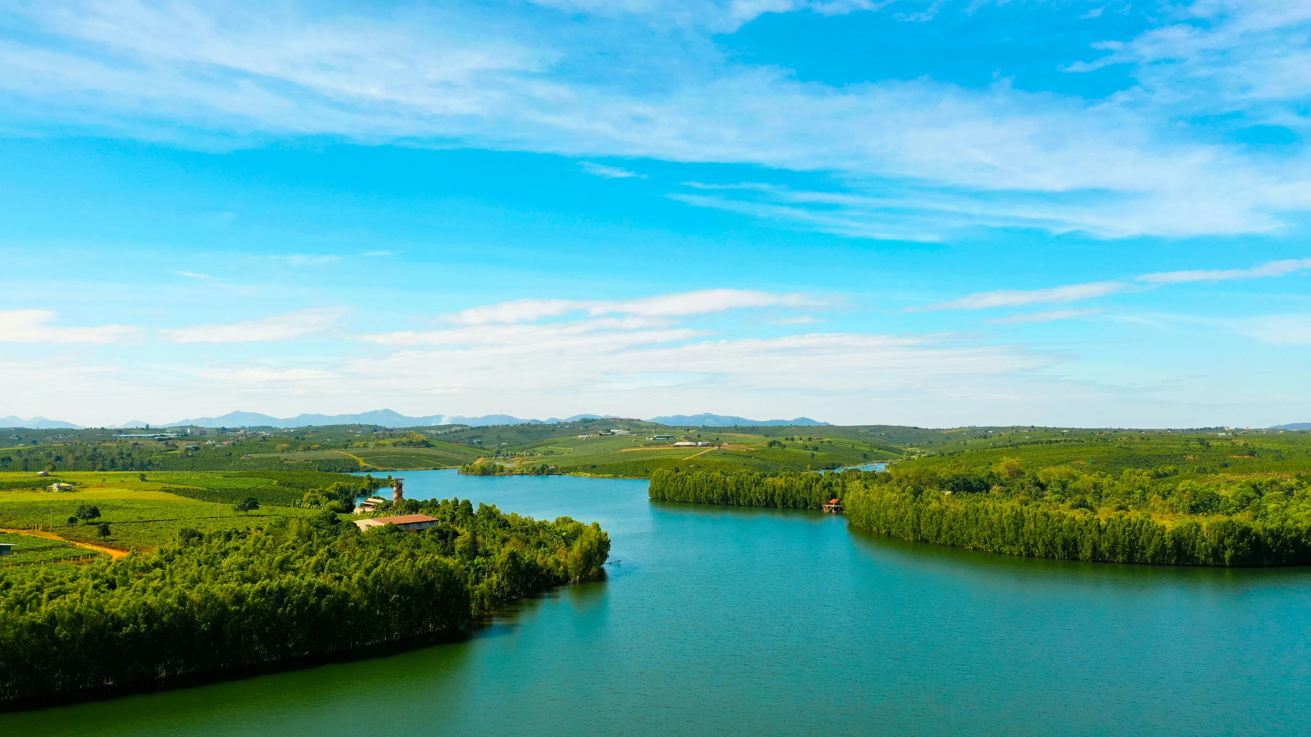 an island is situated by a body of water