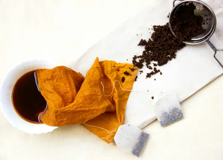 an image of spices and spice on a paper towel