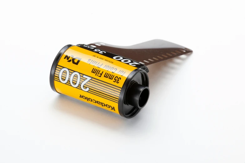 a yellow recharged batteries on a white background