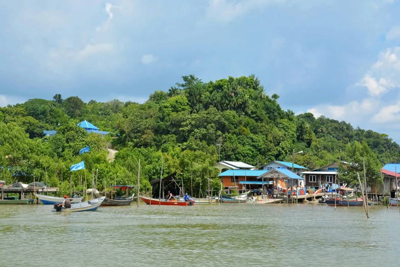 a body of water with many boats in it