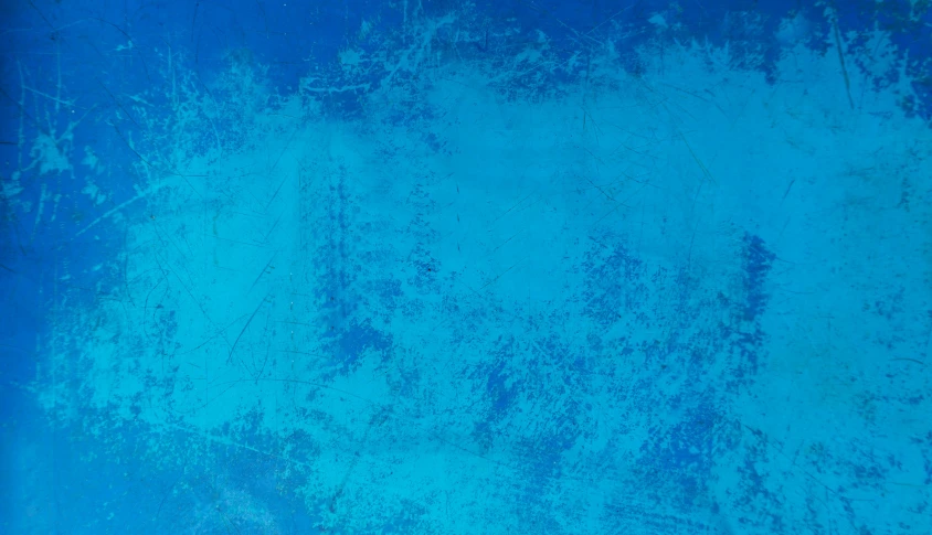 an image of blue paint with s on it