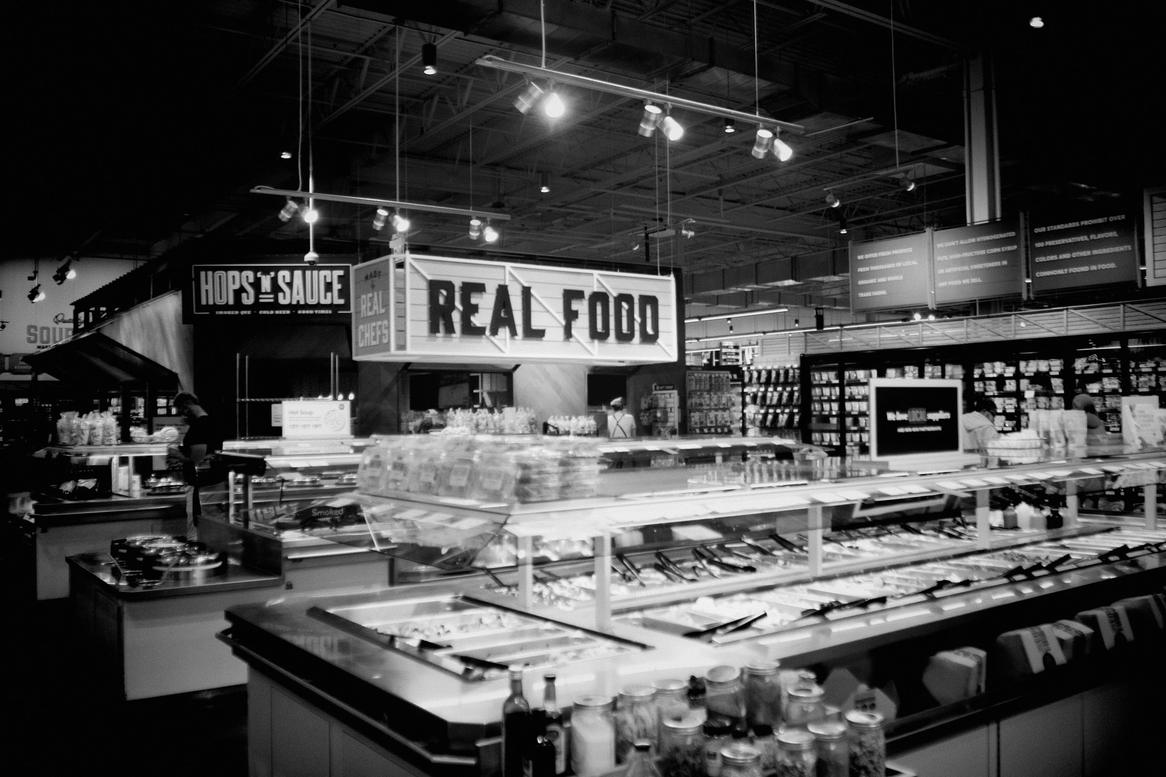 a store with lots of food in it