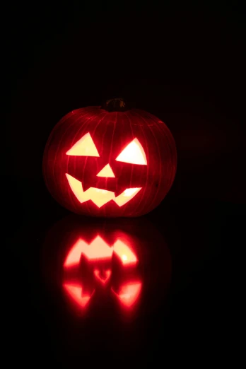 a pumpkin in the shape of a head