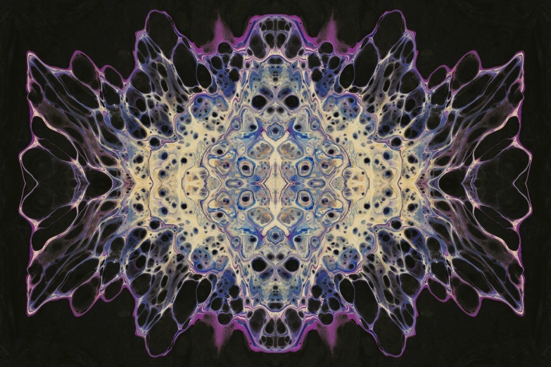 an abstract design made up of several petals