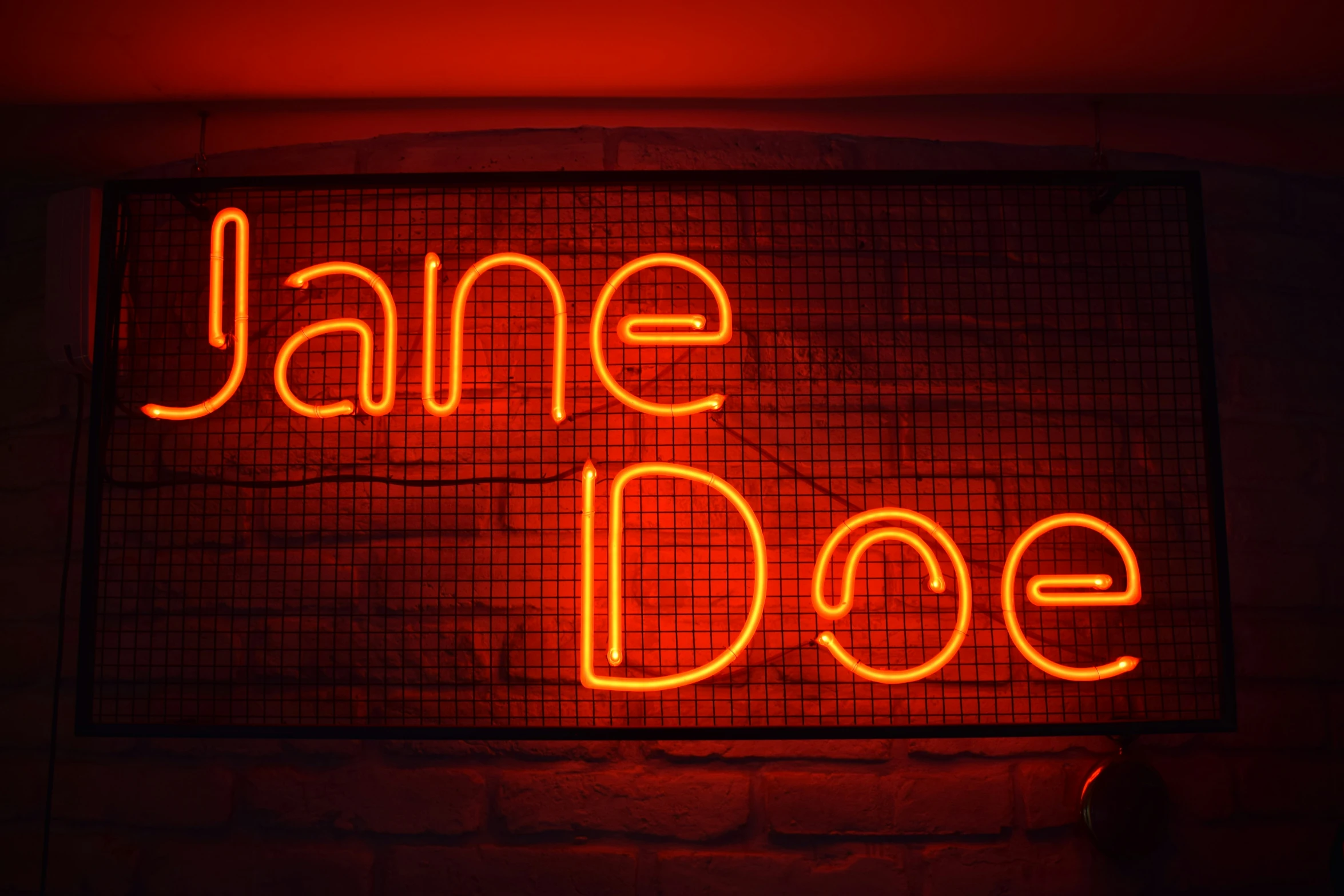 this is a pograph of the word jane doe