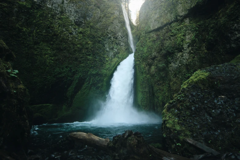 an image of a waterfall with water flowing through it