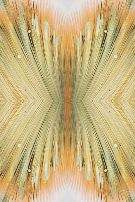 yellow and green abstract design on white