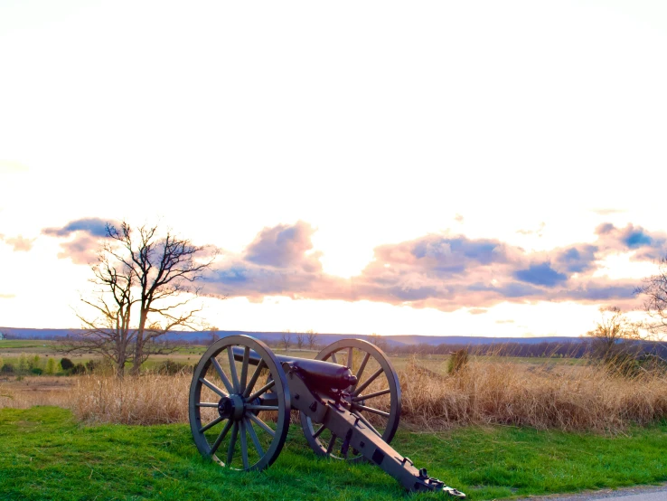 a large piece of equipment on top of grass