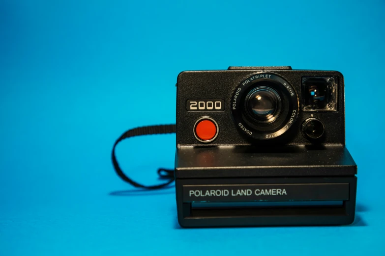 an analog camera with a built in battery pack