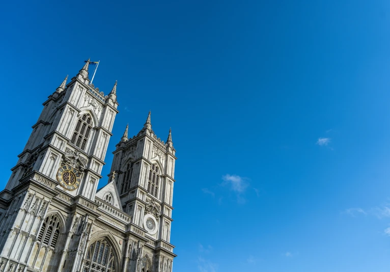 this is a picture of a tall church in england