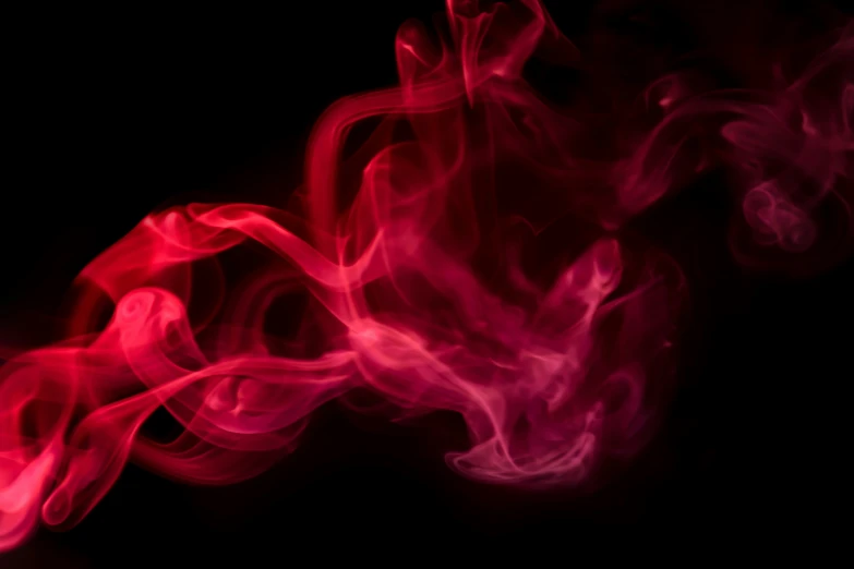 some red smoke with dark background and no filter